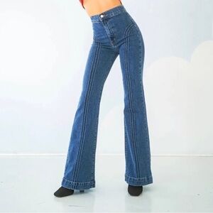 Revice Roller Girl High-Waisted Blue Jeans